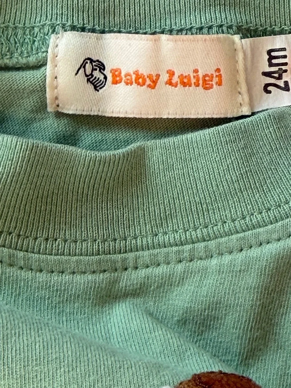 Baby Luigi 24M Green Puppy Dog Appliqué Long Sleeve Shirt Boutique